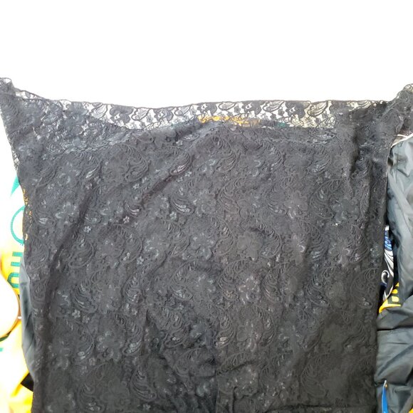 Secret Treasures Women’s and Women’s Plus Coquette Lace Chemise 2X Black NWT - Picture 2 of 15